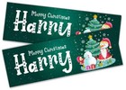 x2 Personalised Christmas Design Banner House Decoration Xmas Party 18