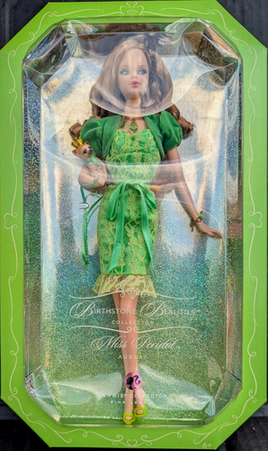 Barbie Birthstone Beauties Miss Peridot August Pink Label 2007 Sealed Unopened - Picture 1 of 11