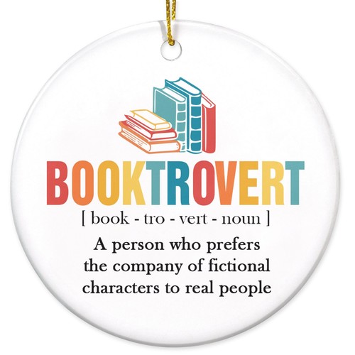 Christmas Ornaments Gifts for Book Lovers, Christmas Decoration - Birthday, Chri - Picture 1 of 5