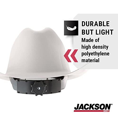 Jackson Safety Cowboy cappello duro - sospensione a cricchetto a 4 punti - stile fuorilegge western - Foto 2 di 9