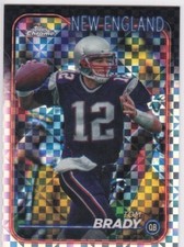 TOM BRADY 2024 Topps Chrome RARE $$ REFRACTOR New England Patriots NFL X-FRACTOR