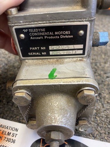 CONTINENTAL 638154-1 FUEL INJECTION PUMP ASSY 631676, 630472,628203 - Picture 2 of 6