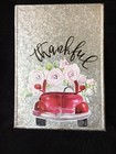 THANKFUL Embossed Silver Metal Wall Sign 11.97” X 16.65” New