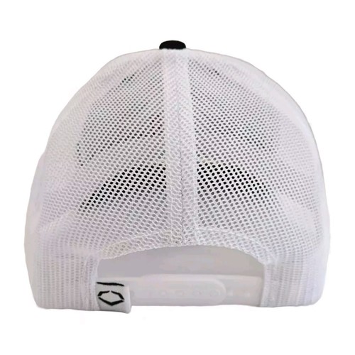 EvoShield Flexfit Snackback Hat Black/White Men's Trucker Baseball Cap - Picture 5 of 10
