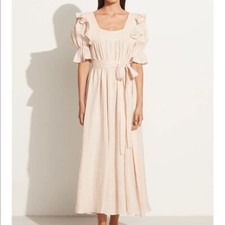 Spell & The Gypsy Dress Mae Linen Gown Peach Meringue Maxi Dress