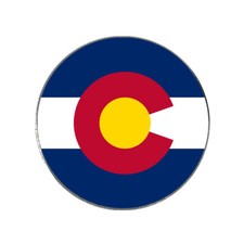Colorado State Flag Golf Ball Marker