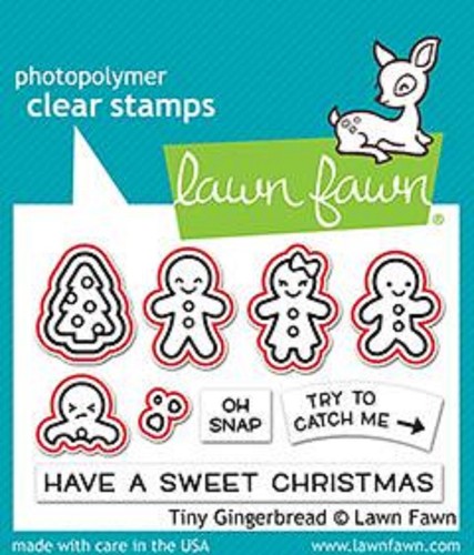  Juego de sellos y troqueles transparentes para cervatillo césped pequeño pan de jengibre LF2417 y LF2418 - Navidad - Imagen 2 de 3