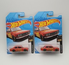 Hot Wheels 2018 Nightburnerz '71 Datsun Bluebird 510 MOMO Lot Of 2 