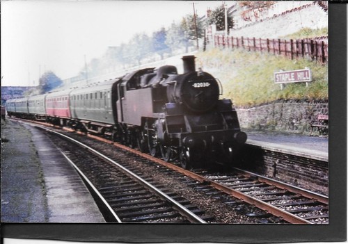 BR CLASS 3 2-6-2T 82030 @ STAPLE HILL 1965 - PHOTOGRAPH #454