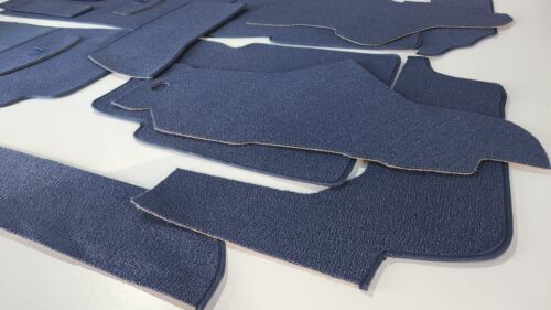 NEW Floor Carpet for Mercedes Benz W123 Sedan 240D 300D Floor Carpet Set BLUE - Picture 9 of 12