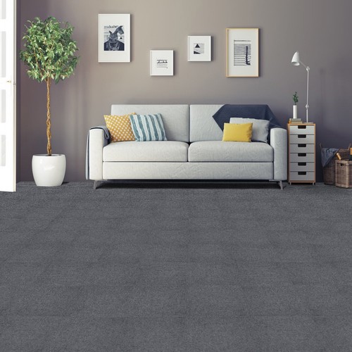 Square Self Adhesive Carpet Tiles Peel and Stick Non-Slip Carpet Floor Tiles - Picture 21 of 28