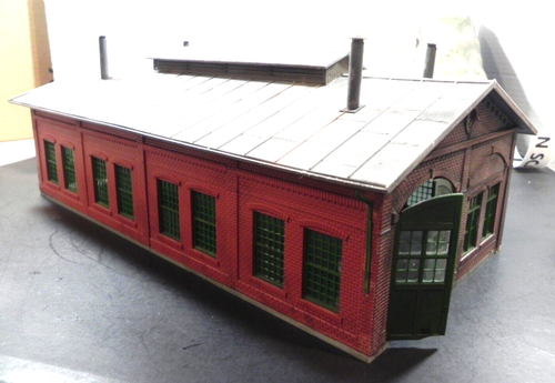 Engine 2 Train Stall ENGINE HOUSE Built Very Well Vintage HO "DETAILED" - Bild 9 von 9