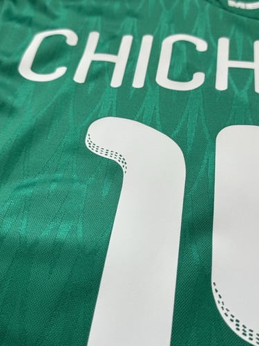 2010 Mexico Home Jersey #14 Chicharito Small World Cup Football Soccer Kit - Picture 16 of 24