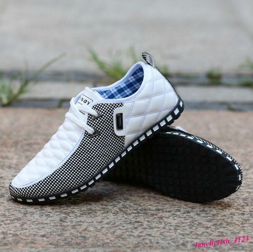 Men's Loafer Shoes Lace Up Round Toe Casual Formal Britain Breathable Casual OL - Bild 13 von 13