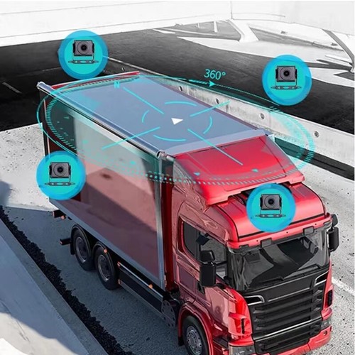 10.1" AHD 1080P Screen Car/RV/Bus/Truck Monitor Rear View Camera Splitscreen CCD - Picture 5 of 22