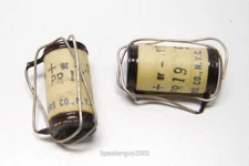 2 NOS ELCO Non-Inductive Wire-Wound Resistors / 65K Ohm .1% -- RM2