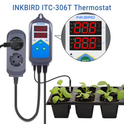 Inkbird Temperaturschalter Temperaturregler Nur Heizung Tag Nacht Timer 230V EU