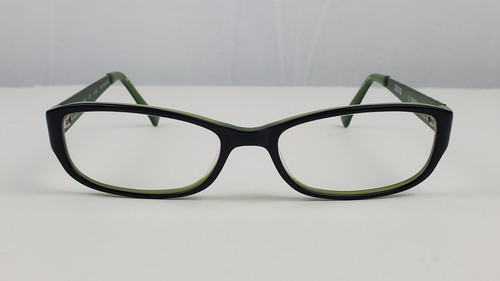 Izod IZ203 Black Matte with Green 53-17-130 Eyeglass Frames Sport Arrow Design - Picture 3 of 10