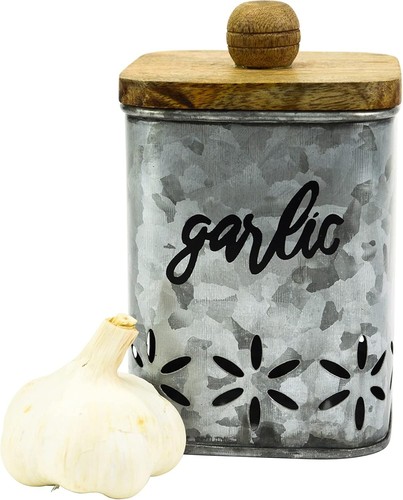 Compact 3-Piece Potato, Onion & Garlic Canister Set for Fresh Vegetable Storage - Picture 8 of 10
