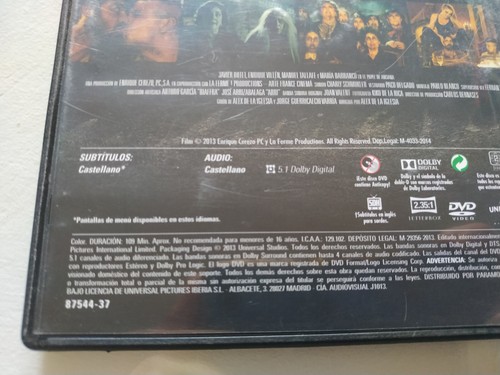Las Brujas de Zugarramurdi Hugo Silva Mario Casas - DVD Español Region 2 - Imagen 3 de 5