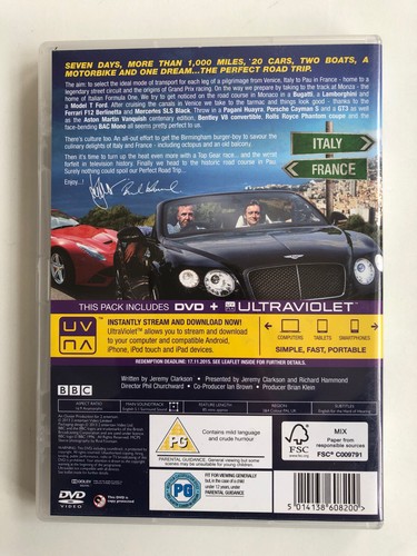 TOP GEAR  - The Perfect Road Trip (DVD, 2013) - Picture 2 of 2
