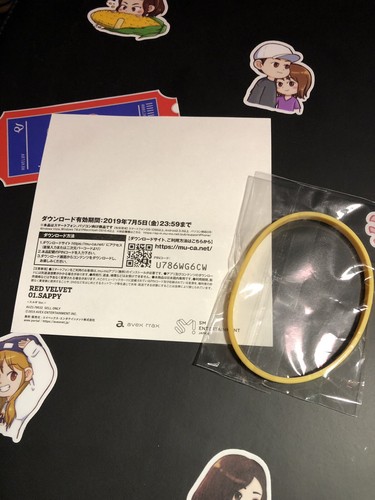 Set adesivi con braccialetto RED VELVET SAPPY Seulgi Fanmeet - Foto 2 di 4