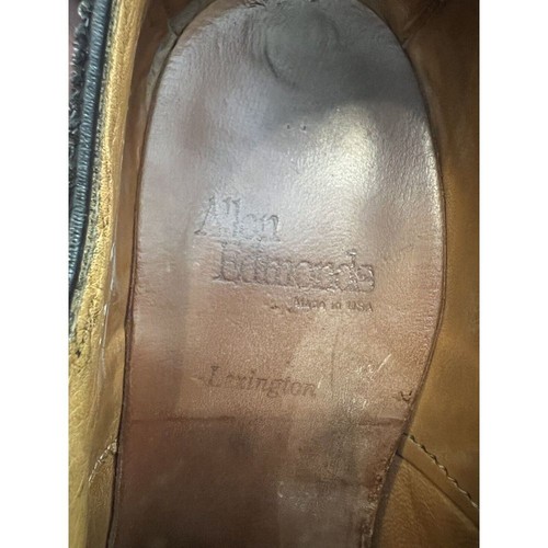 Allen Edmonds Lexington Cap Toe Black Leather Oxford Dress Shoes Size 9.5 D - Picture 6 of 7