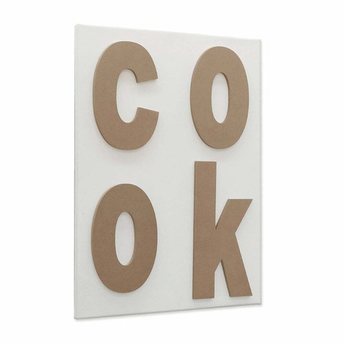 Quadro su tela in rilievo Cook Quadro arredo cucina Quadro fatto a mano Declea - Picture 2 of 5