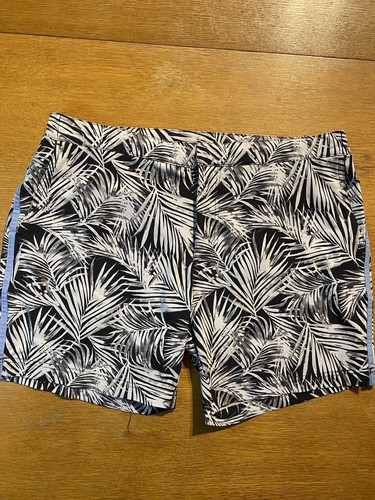 Fair Harbor Swim Trunks Mens 34 Floral Palm Tree Board Shorts Performance Lined