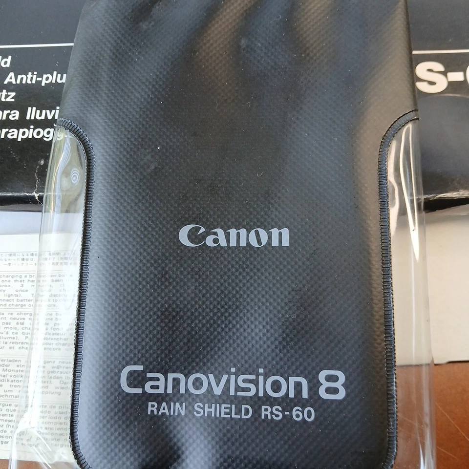Protector de lluvia Canon Canovision 8 RS-60 original en caja vintage Foto 2 de 4