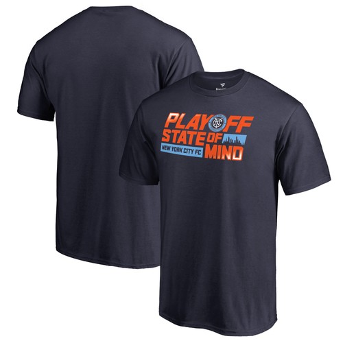 Men's Navy New York City FC Playoff State of Mind T-Shirt