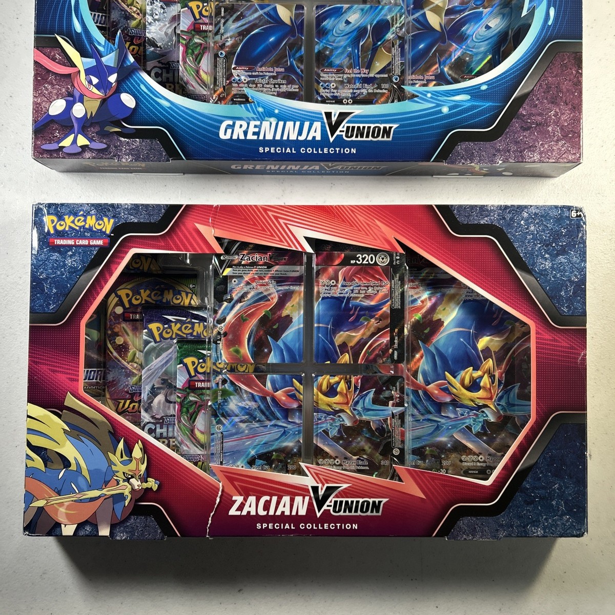 Pokemon TCG: 2021 Greninja & Zacian V-Union Special Collection Box