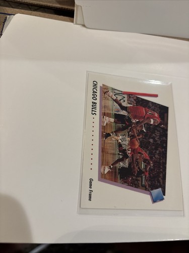 1991-92 Skybox Chicago Bulls Game Frame Michael Jordan Card NM Free Shipping! - Picture 4 of 6