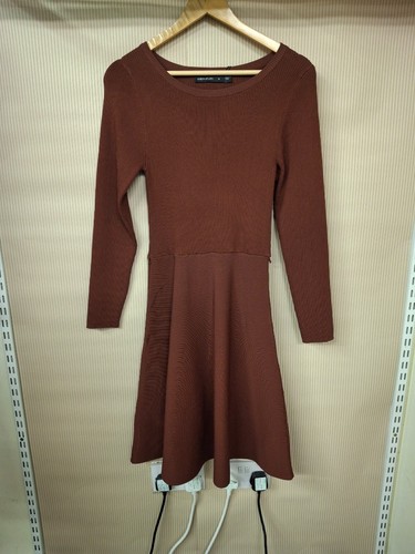 KAREN MILLEN womens brown dress size 12 BNWT - CG B86