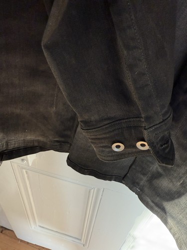 Rick Owens Denim Shirt Brown Size L - Picture 9 of 10