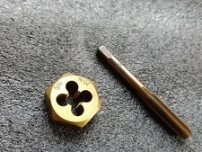 5/16"NF24 Tap and Nut Die Set, High Quality High-Carbon Chromium-Manganese Steel