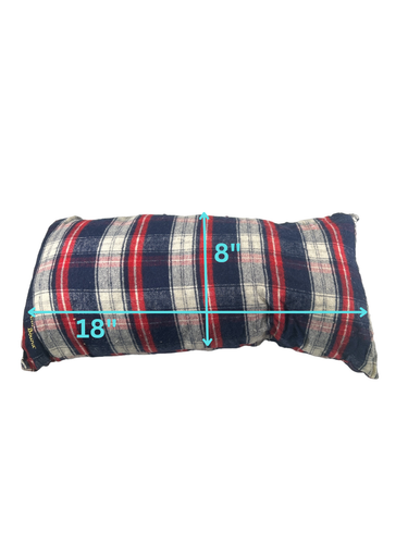 Europe Bound Flannel Pillow - Picture 2 of 11