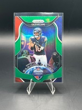 2025 Caleb Williams Panini Football Prizm Global Reach Green #5 Chicago Bears