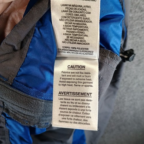 Columbia Titanium Rain Jacket Men L Blue Gray Packable Logo Lightweight Outdoors - Picture 8 of 13