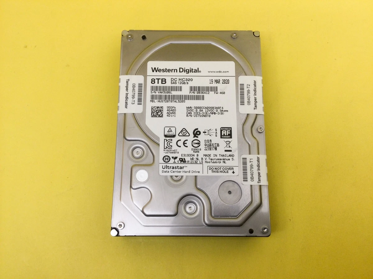 HGST SAS Internal Hard Disk Drives 8 TB Storage Capacity for sale