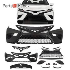 Front Bumper Cover Grilles Assembly For 2018 2019 2020 Toyota Camry Se Xse