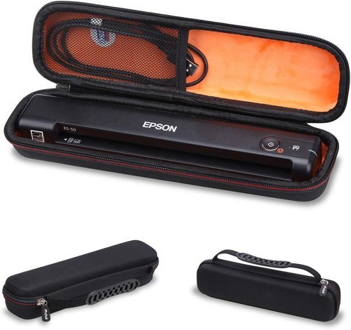 Epson WorkForce ES Portable Document Scanner Protective Case Black Orange - 第 1/7 張圖片