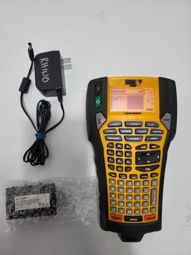 Fabricante de etiquetas industriales recargable DYMO RHINO 6000 con cargador y batería extra