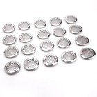 20pcs Edelstahl 53 mm Luftströmungslüftungslüftung Rundluftlüftung Grill