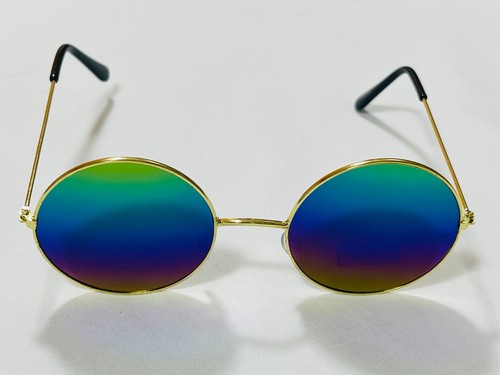 Hippie Hippy 60's 70's Ozzy John Lennon Round Specs Fancy Dress Glasses Goggles - Picture 61 of 143