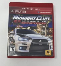 Midnight Club Los Angeles Complete Edition Playstation 3 PS3 Greatest Hits CiB