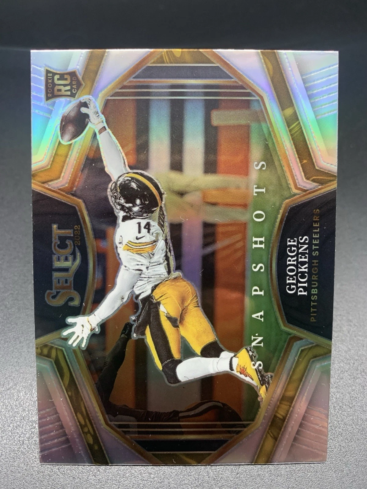 George Pickens Panini Select Snapshots #SS6 Gold Prizm