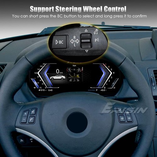 12,3" LCD Auto Armaturenbrett Digital Cluster Tacho BMW 1er E81/E82/E87/E88 - Bild 8 von 13