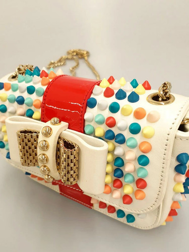 Christian Louboutin SWEET CHARITY Chain Shoulder Bag #T1446 - Picture 6 of 9