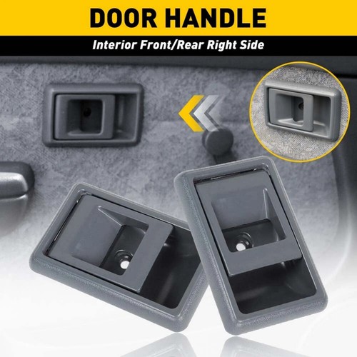 For Toyota Corolla Wagon 88-92 Tercel 87-90 ABS Interior Door Handles Front Pair - Picture 13 of 14